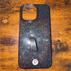 Loopy Black Glitter iPhone 15 Pro Max Case